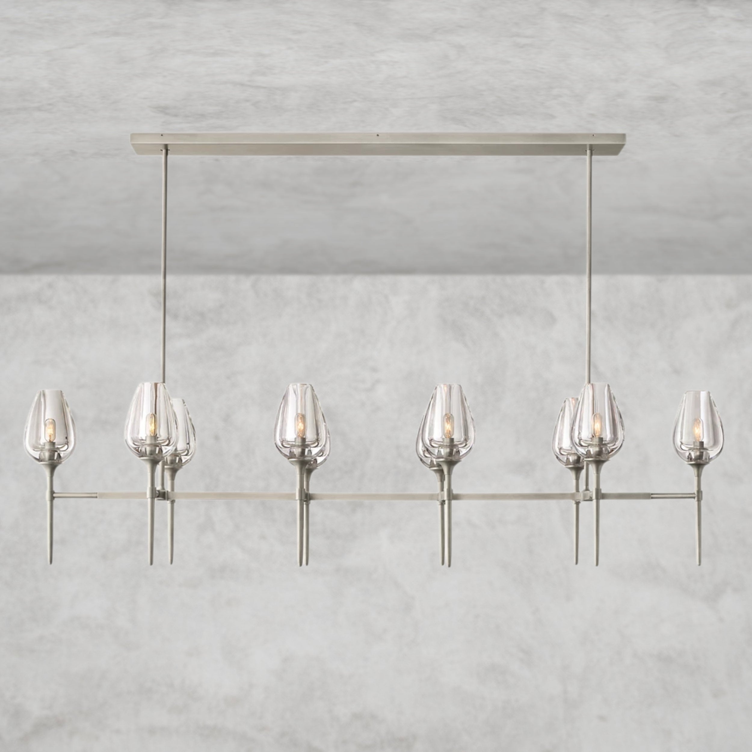 Tulip Linear Chandelier 52", 65"